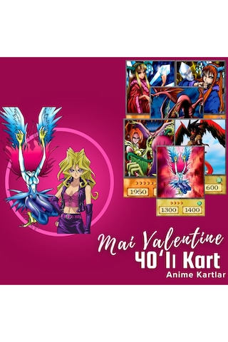 Yu-gi-oh Mai Valentine 40'lı Anime Deste