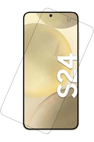 Samsung Galaxy S24 Uyumlu Kırılmaz Temperli Ekran Koruyucu Cam