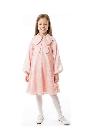 Xo Kids Kız Çocuk Elbise 7-11 Yaş 26571 Pembe