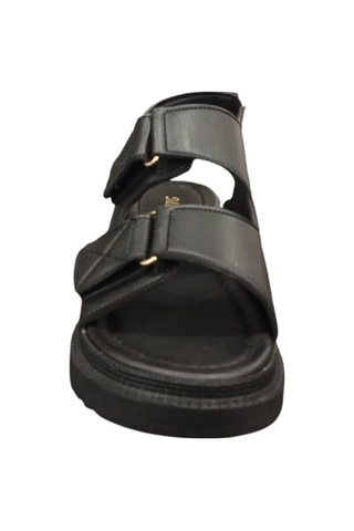 Günlük Kadın Bantlı Yumuşak Taban 5 Cm Topuk Boyu Merry Pace 8138021z Sandalet Ayakkabı Siyah