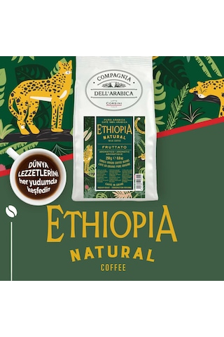 Caffe Corsini Etiyopya %100 Arabica Çekirdek Kahve 250 G