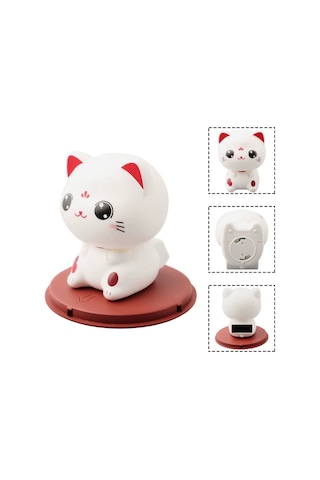 Güneş Enerjili Kafa Sallayan Kedi