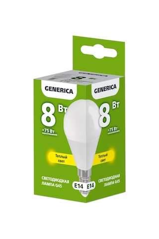Generica E14 Led Ampul 8w 3000k Sıcak Işık 5 Adet 229792314