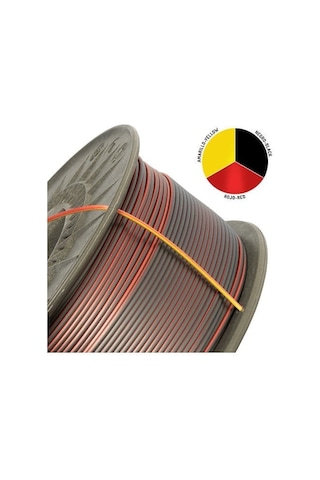 Winkle Pla Silk Multicolor Filament Yellow-black-red 1.75mm 1 Kg