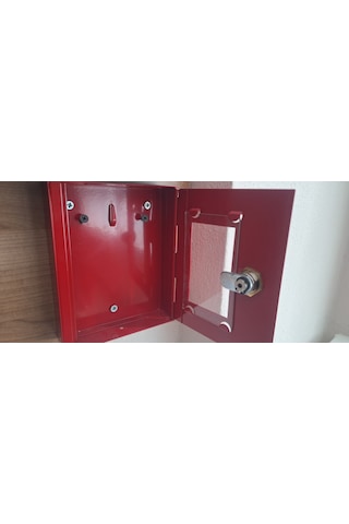 Emniyet Kilidi Kutusu 616116/fı, Yxgxd 150x120x32mm, Kırmızı