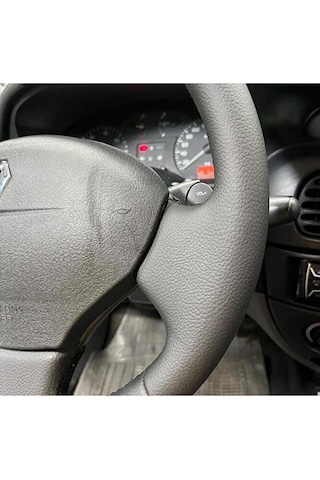 Renault Megane 1 Uyumlu Araca Özel Dikmeli Direksiyon Kılıfı Siyah