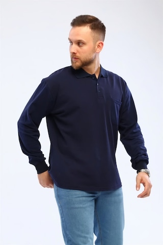 Polo Yaka Uzun Kol 2 İplik Şardonsuz