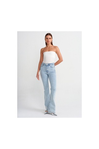 Rouge Basıc Dlv 20659 Straplez Top Beyaz