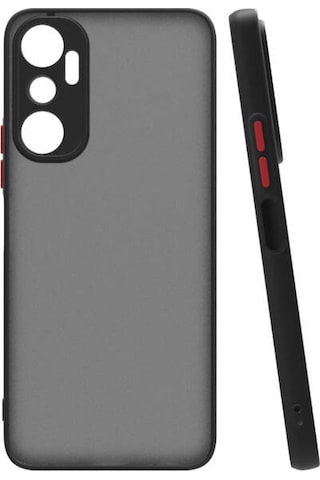 İnfinix Hot 20 Kılıf Hux Kapak - Siyah Siyah Siyah