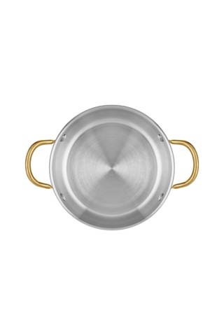 Lüx Pirinç Kulplu Bakır Yumurta Sahanı 12 Cm Bakır