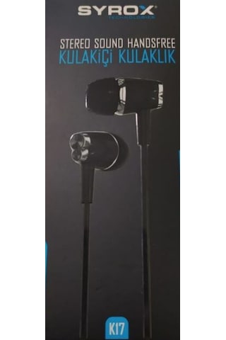 Syrox K17 Stereo Kulak İçi Kulaklık