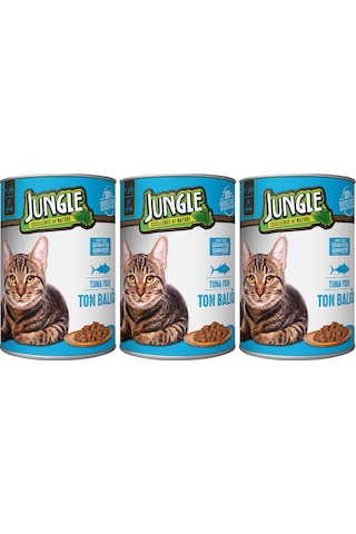 400 Gr Konserve Kedi Maması Ton Balıklı - 3 Adet