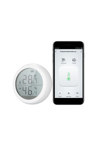 Ximistore9 Tuya Zıgbee Akıllı Sıcaklık Ve Nem Sensörü, 50m Menzil, Uzaktan Kontrol, Otomatik Cihaz Yönetimi