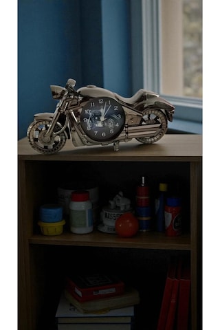 Motorbisiklet Görünümlü Çalar Saat Çok Renkli