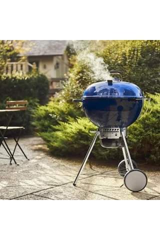 Weber Gbs E-5750 Kömürlü Barbekü Ø 57 Cm Okyanus Mavisi Siyah