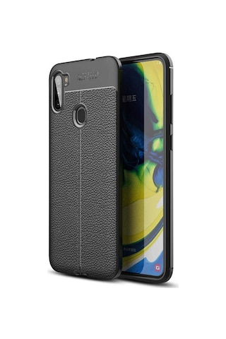 Samsung Uyumlu Galaxy A11 Kılıf Zore Niss Silikon Kapak-Lacivert