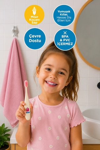Ekolojik Diş Fırçası 3'lü Set Pinky