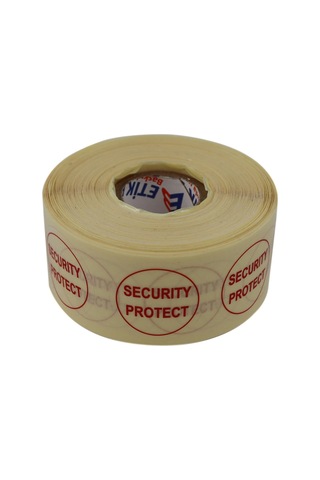 Al Hızlı Al Pp Şeffaf Security Protect Güvenlik Koruma Etiketi 30mm Çap 1000 Adet