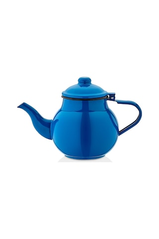 Ebru Emaye Demlik Çaydanlık 0.7 L Ed11 Mavi