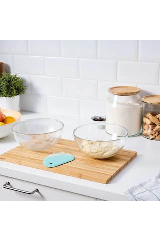 Ikea Lättbakad Hamur Spatulası Kase Sıyırıcı 14x10 Cm Turkuaz