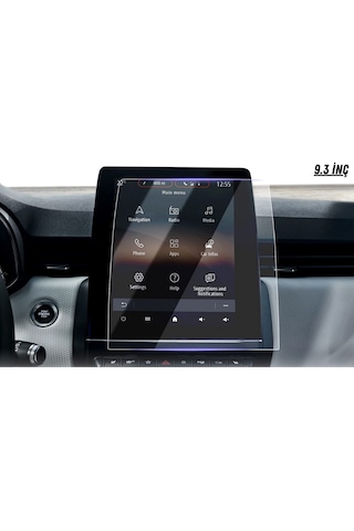 Renault Clio 2025 Techno Esprit Alpine Navigasyon Ve Multimedya Uyumlu Nano Ekran Koruyucu