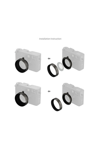 Smallrig - 5709 Fujifilm X-half Uyumlu Antrasit Parasoley