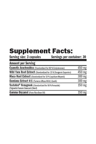 Amıx Ecdysterones Gh Testo Booster Fenugreek 90 Caps.