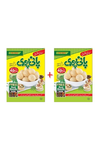Yelpaze Pani Puri Golgappa Çıtır Hamur Topları 2 x 150 G