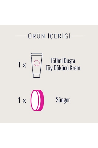 Veet Pure Duşta Tüy Dökücü Krem 150 ML + Veet Pure Sir Ağda Bandı Yüz 20 Adet