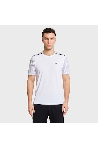 Lescon 26b-1024 Antrenman Kısa Kol Beyaz Erkek T-shirt 26btea001024