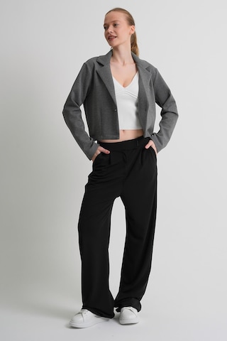 Alexander Gardi Alexandergardı Astarsız Crop Blazer Ceket Koyugri