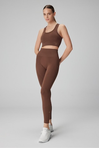 Jerf Gela Yüksek Bel, Esnek ve Toparlayıcı Spor Tayt Toprak 001