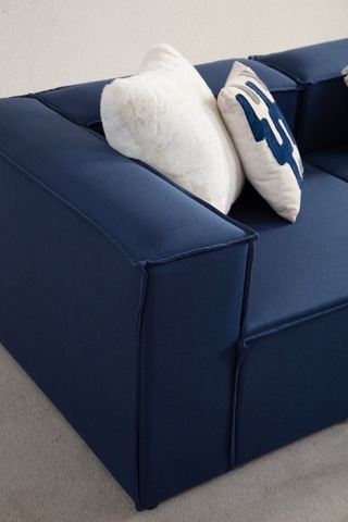 Nova 2 Modül Modüler Koltuk & Kanepe Takımı Lacivert