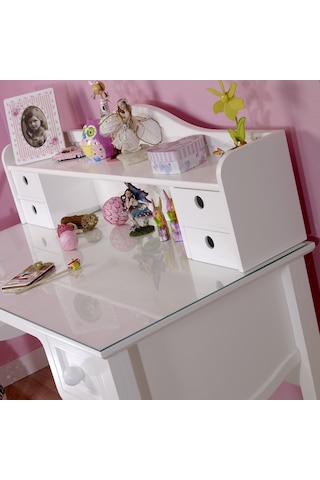 Meltem Kids Classy Beyaz Genç Odası Çalışma Masası Beyaz