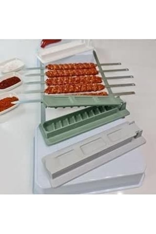 Rotanev Kebapmatik Adana Urfa Kebap Kalıbı Aparatı Pratik Hızlı Kebap Makinesi Kutusu Vk Genel