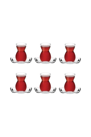 Paşabahçe 96574 Dantel Çay Takımı 140 Cc 12 Parça Çok Renkli