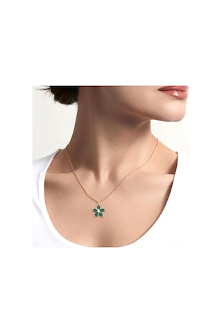 Pırlantalı Flower Kolye N11.82