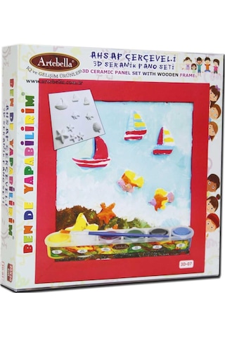 3d-07 Artebella Seramik Pano Boyama 20x20 Cm