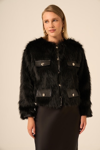 Ftz Women Kadın Peluş Mont Siyah 31241 Siyah