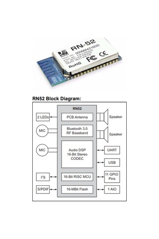Rn52-I/Rm Module Bluetooth Audıo