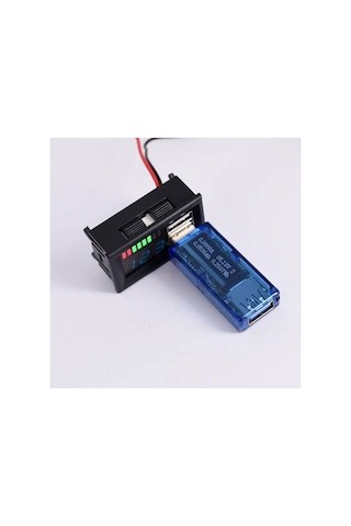 Ic-278c Dijital Voltmetre Usb Çıkışlı Akü Göstergesi Dc 12v - 3,5amp