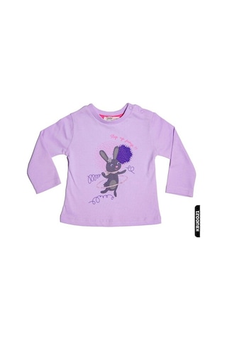 Xo Kids Kız Bebek Sweatshirt 6-24 Ay 20609 Lila