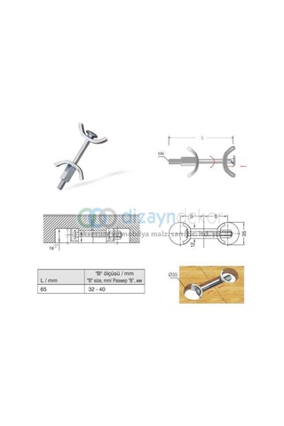 Tezgah Birleştirme Çektirme Vidası