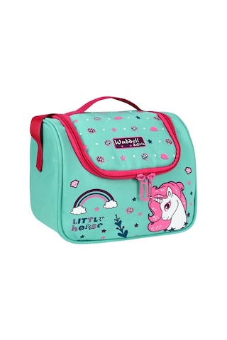 Waddell Little Horse Desenli Termal Beslenme Çantası Yeşil - Pembe