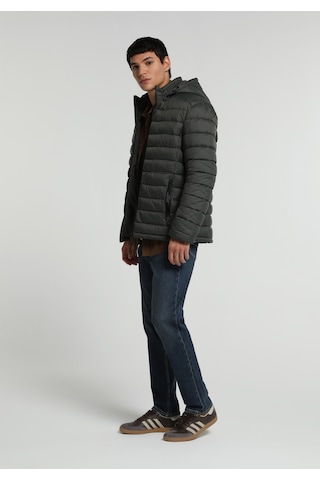 Colin's Colins Slim Fit Kapüşonlu Fermuarlı Astarlı Erkek Yeşil Mont Cl1082935 Q1.v1 Lkh Açık Haki