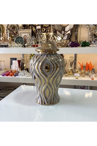 Dekoratif Seramik Renkli Küp