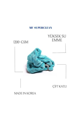 Mf Superclean Duo Twıst 50x80 Cm 1200 Gsm