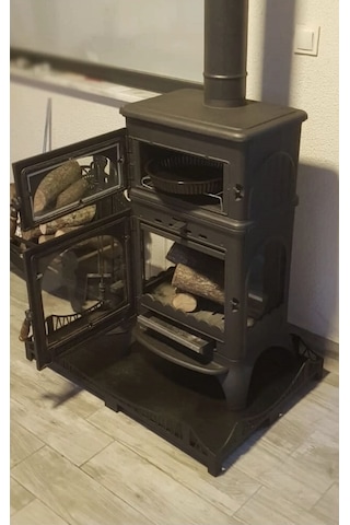 Flame Stove Modena Lux Oven Döküm Soba