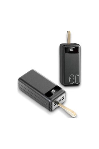 60.000 Mah Powerbank Siyah