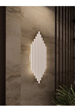 Nox Modern Şarjlı Aplik Sarı Işık Yayan Duvar Tipi Lamba